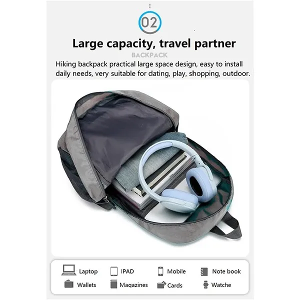 Ultra Lightweight Packable Hiking Backpack show 1
